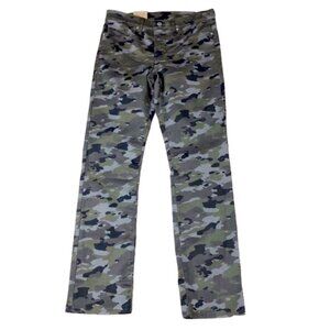 NWT Levi's Green & Grey Camo 314 Shaping Straight Jeans 29